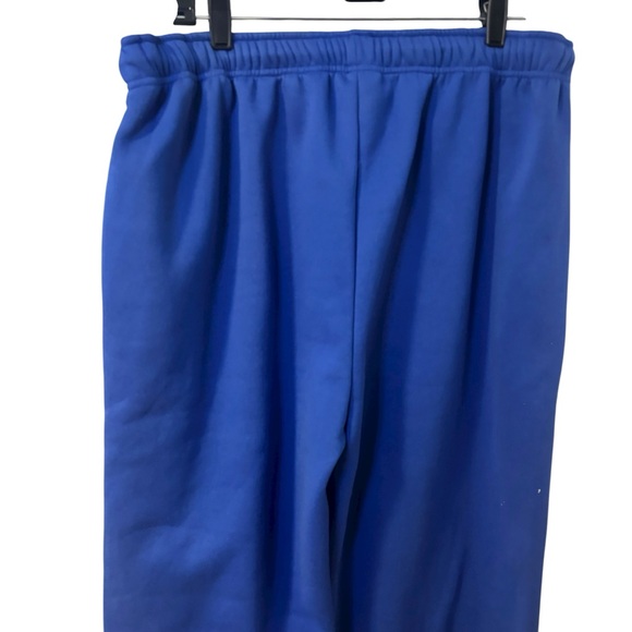 Women’s Y2K Wide Leg Royal Blue Joggers Loungewear Sweat Pants Size 3XL - Picture 7 of 7
